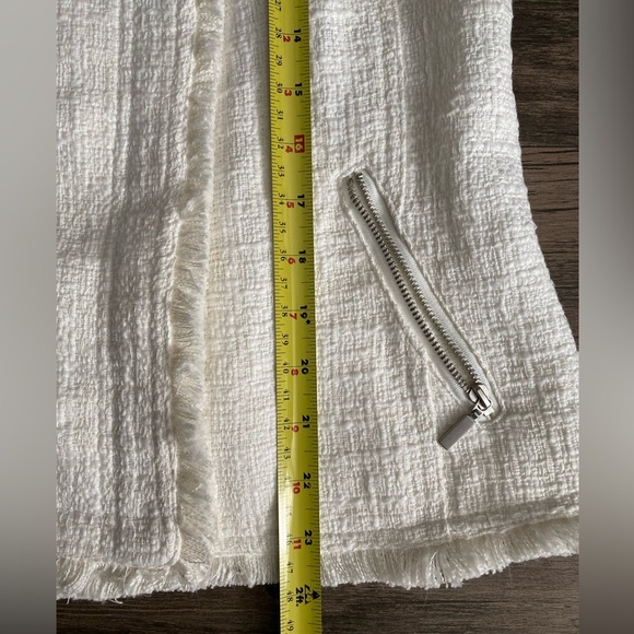 NWT Carolina Belle Cream Blazer Size M 100% Cotton - Picture 10 of 10